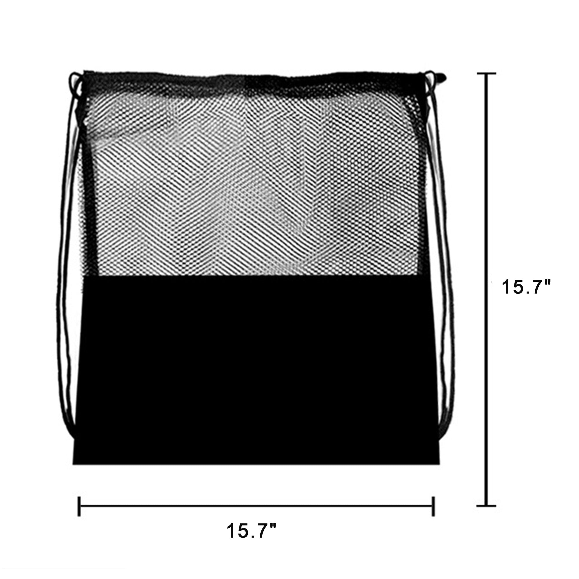 Polyester Mesh Sports Drawstring Backpack For Basketball
