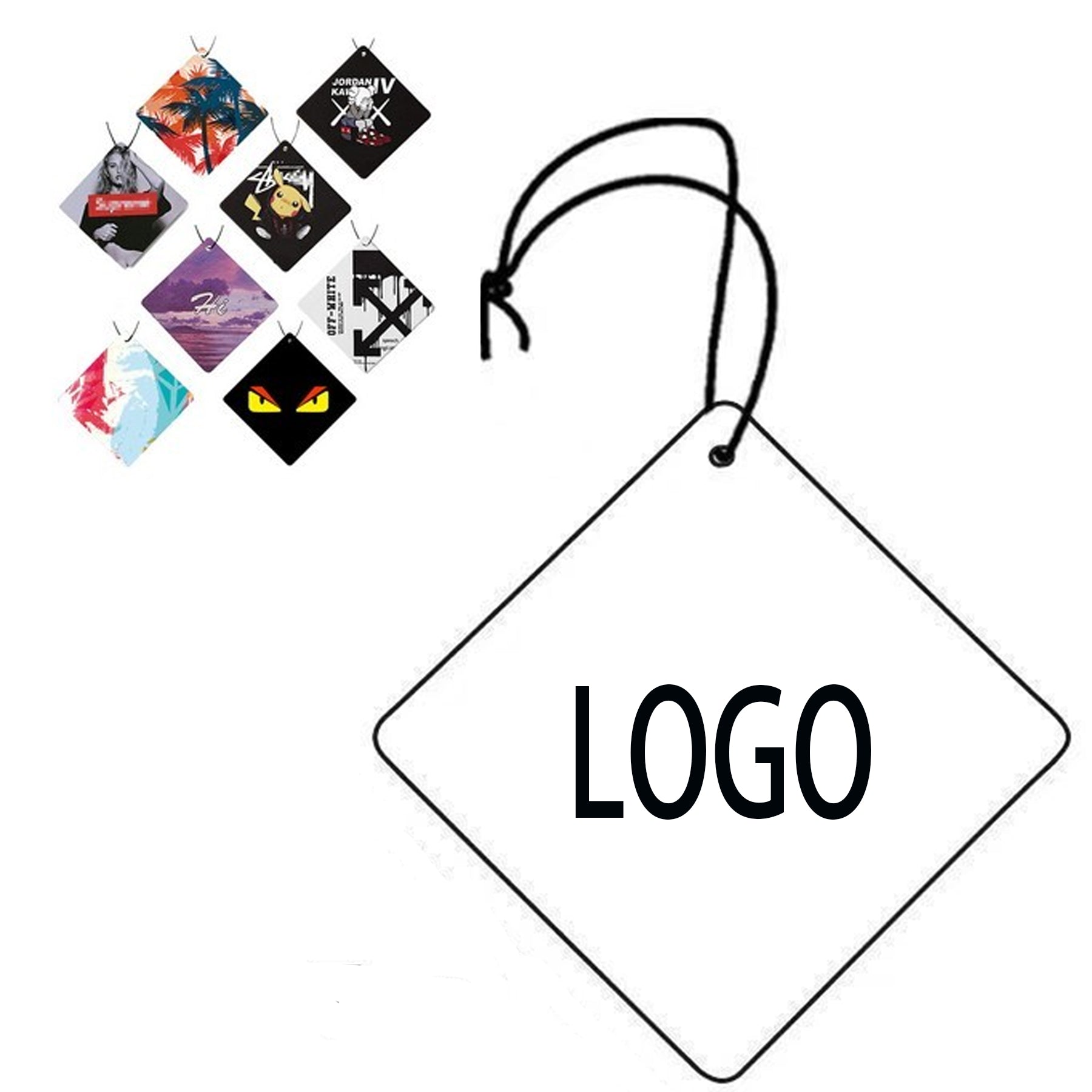 Car Air Freshener Hang Tags