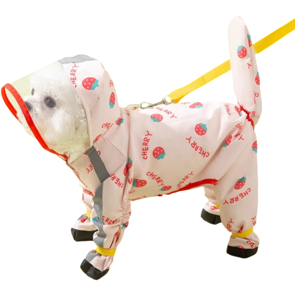 Waterproof Full Body Dog Raincoat With Boots