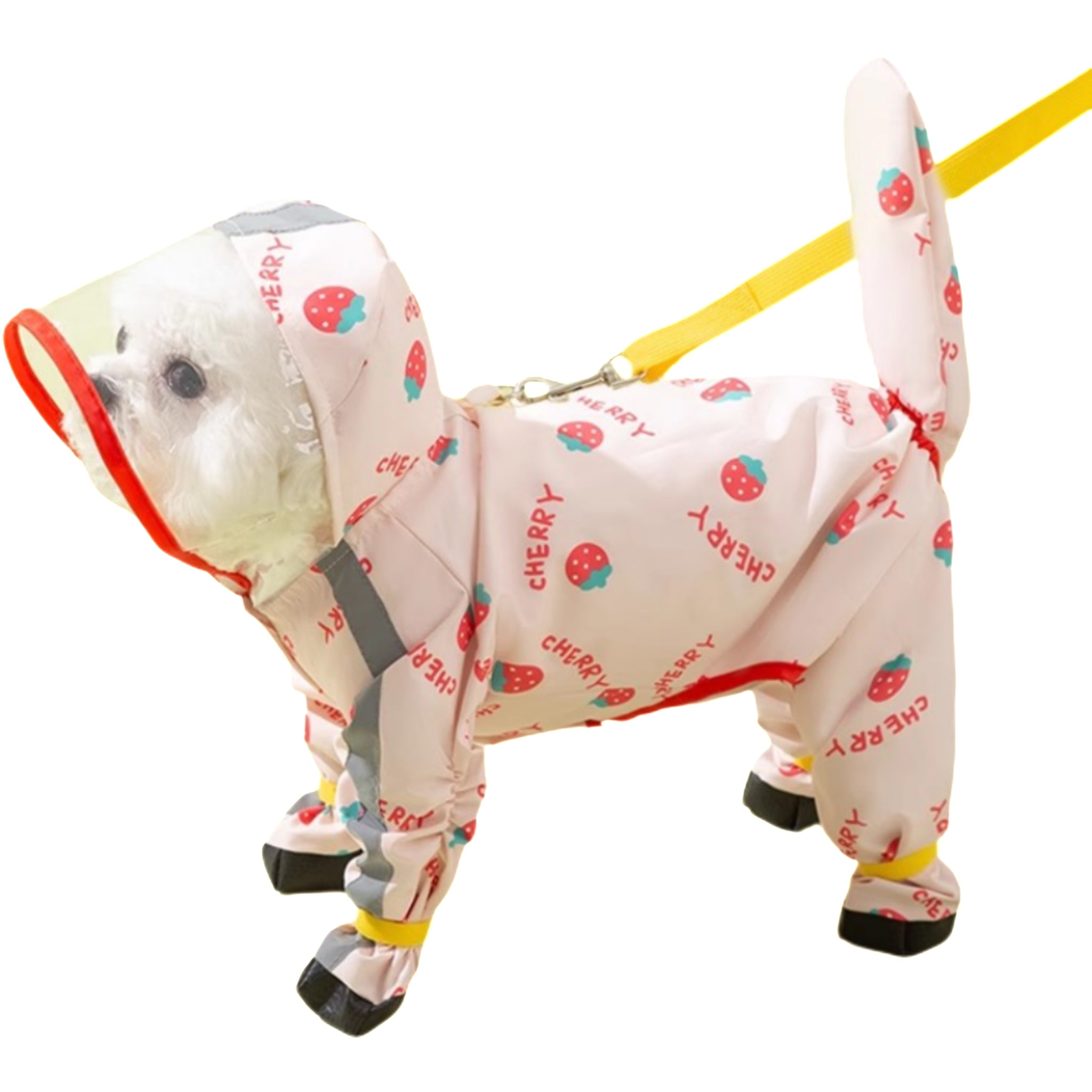Waterproof Full Body Dog Raincoat With Boots