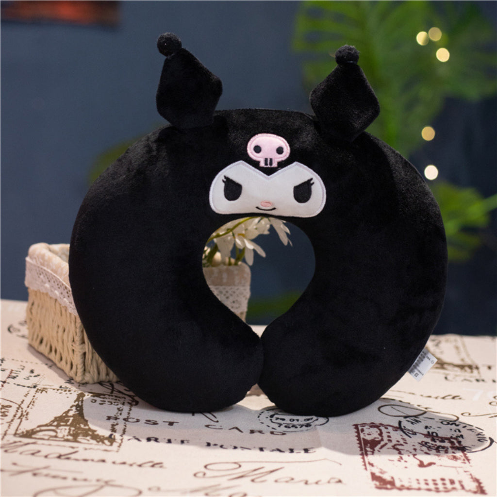 Sanrio Kuromi Neck Pillow Memory Foam Travel Office