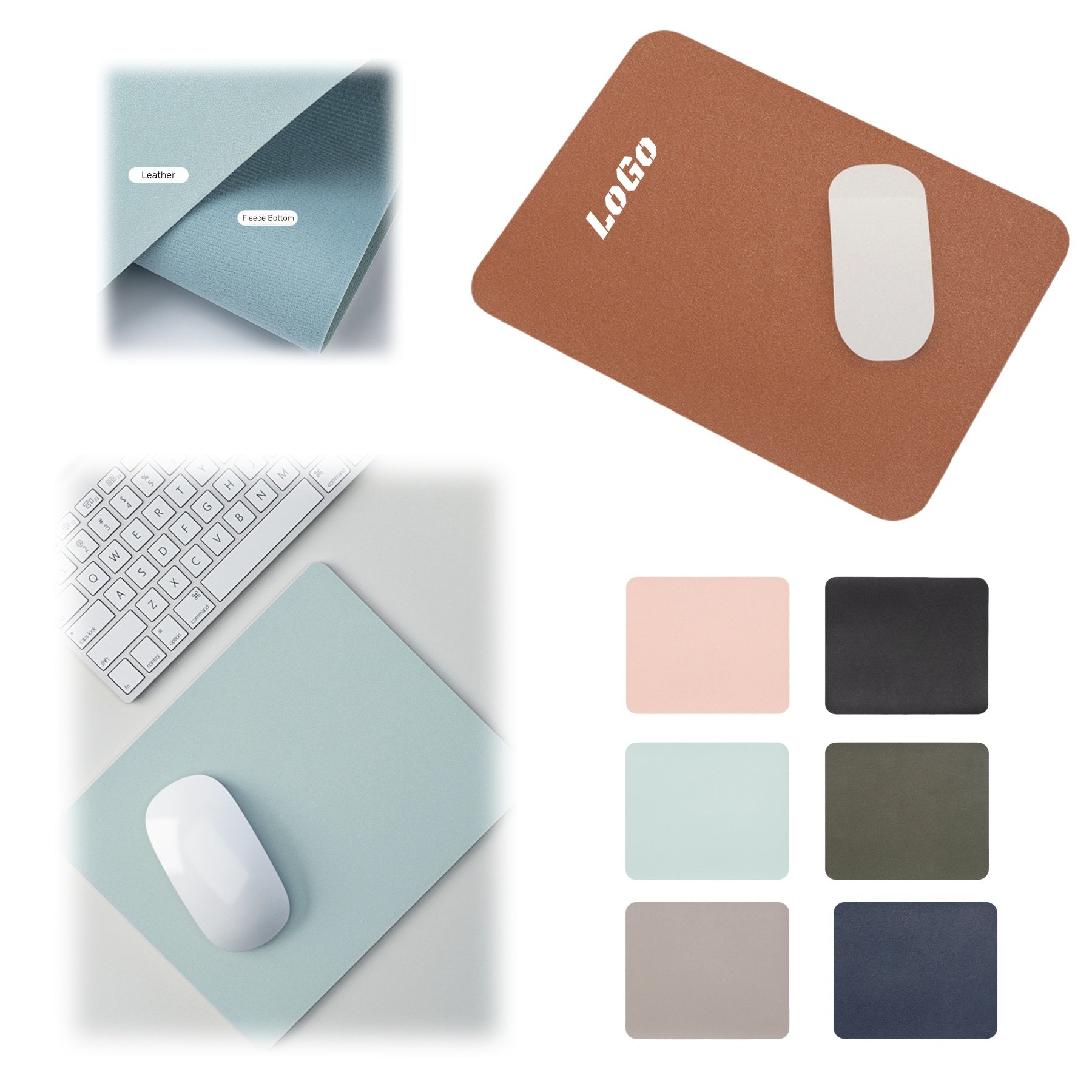 Solid Color Minimalist Mouse Pad