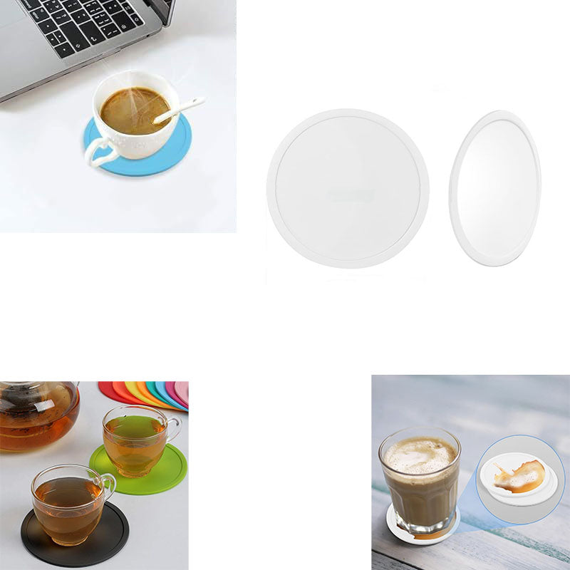 Round Silicone Non-Slip Coaster