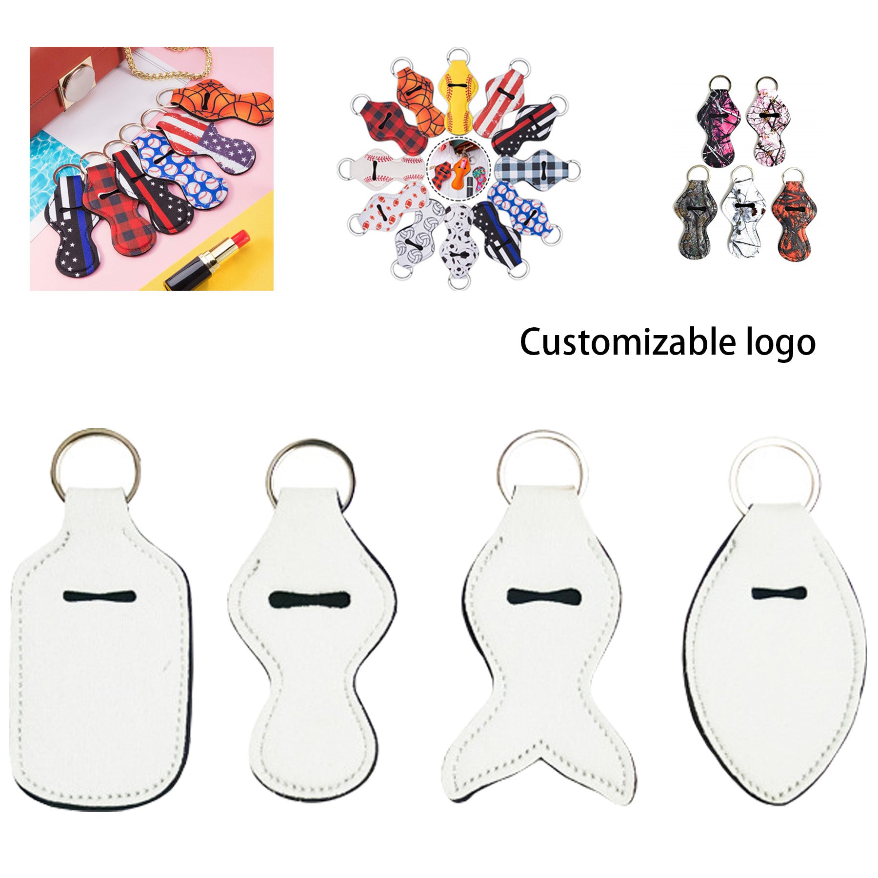Lip Balm Case Key Chain