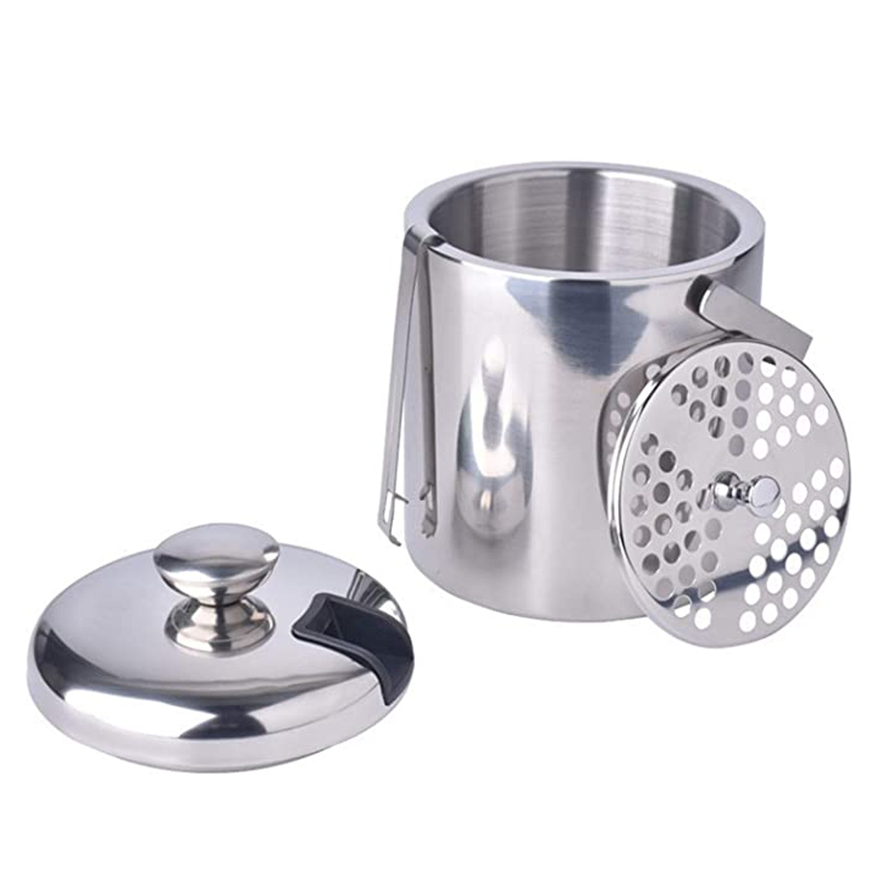 Double-Wall Stainless Steel Insulated Ice Bucket