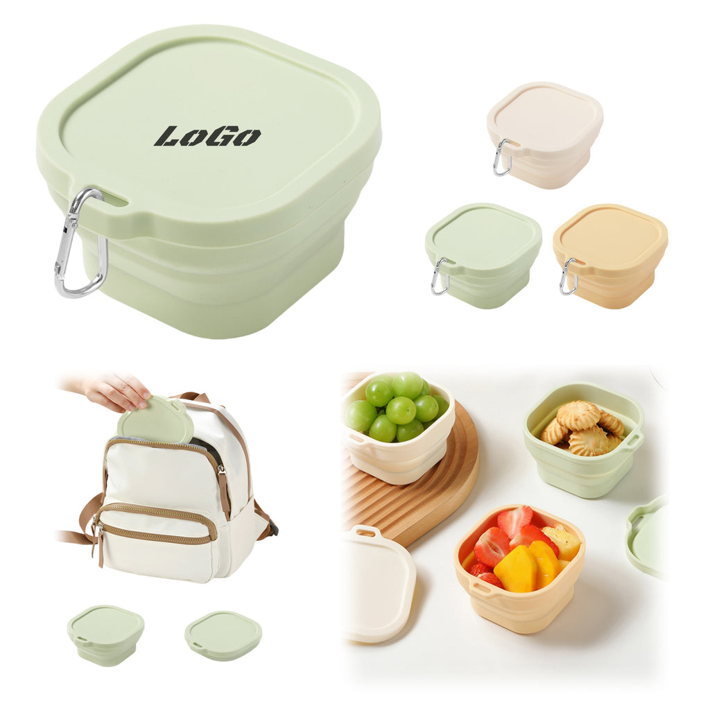 Food-Grade Silicone Foldable Bowl