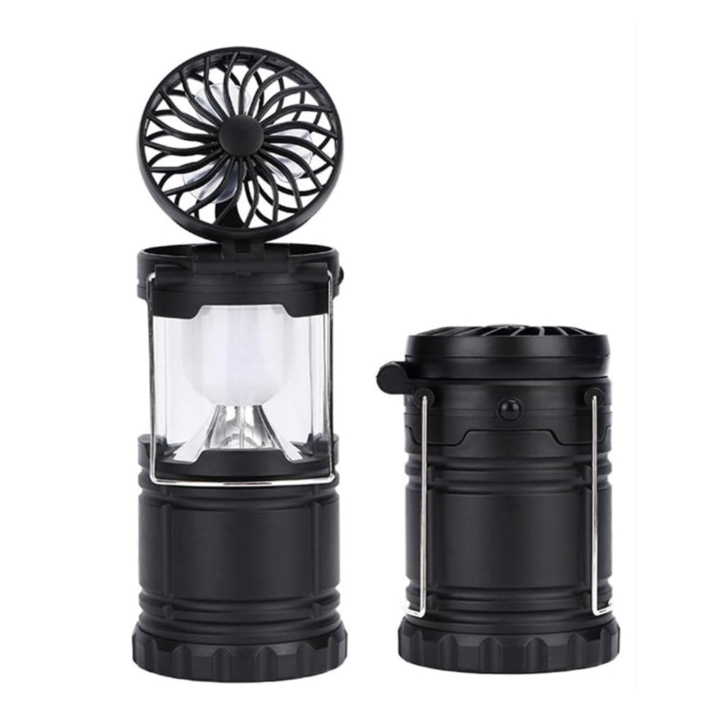 Rechargeable Dual Lantern Fan