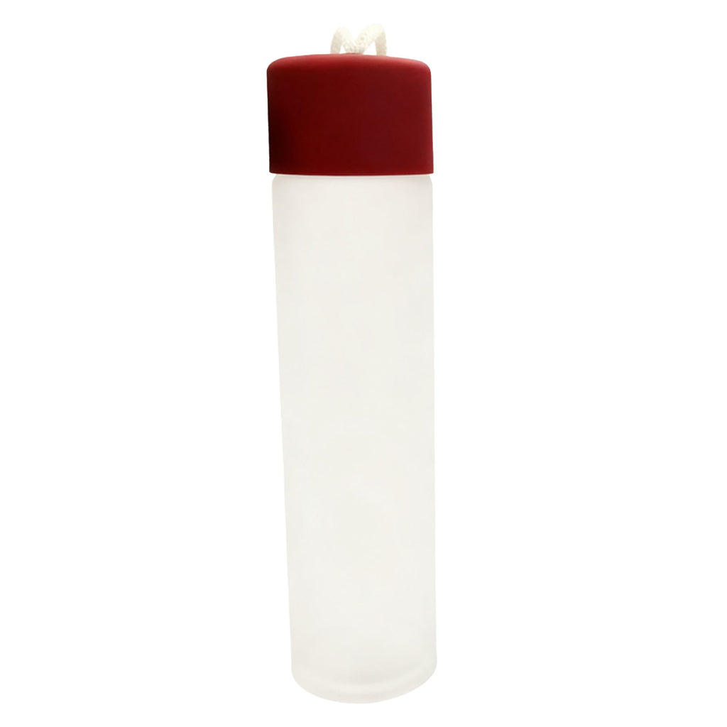 12oz (350ml) Frosted Glass Tumbler With Lid