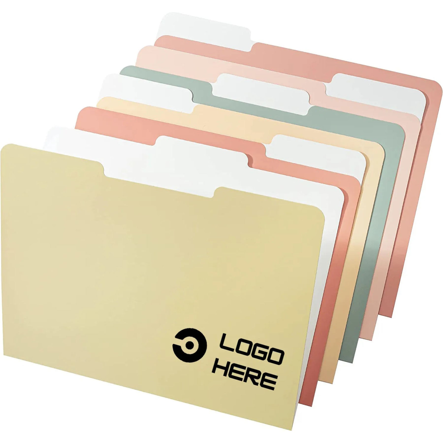 Colored Office File Folders
