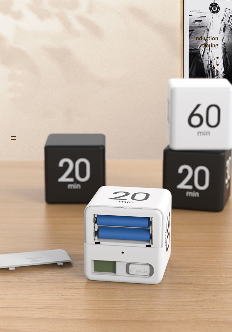 Cube Gravity Sensor Flip Countdown Timer