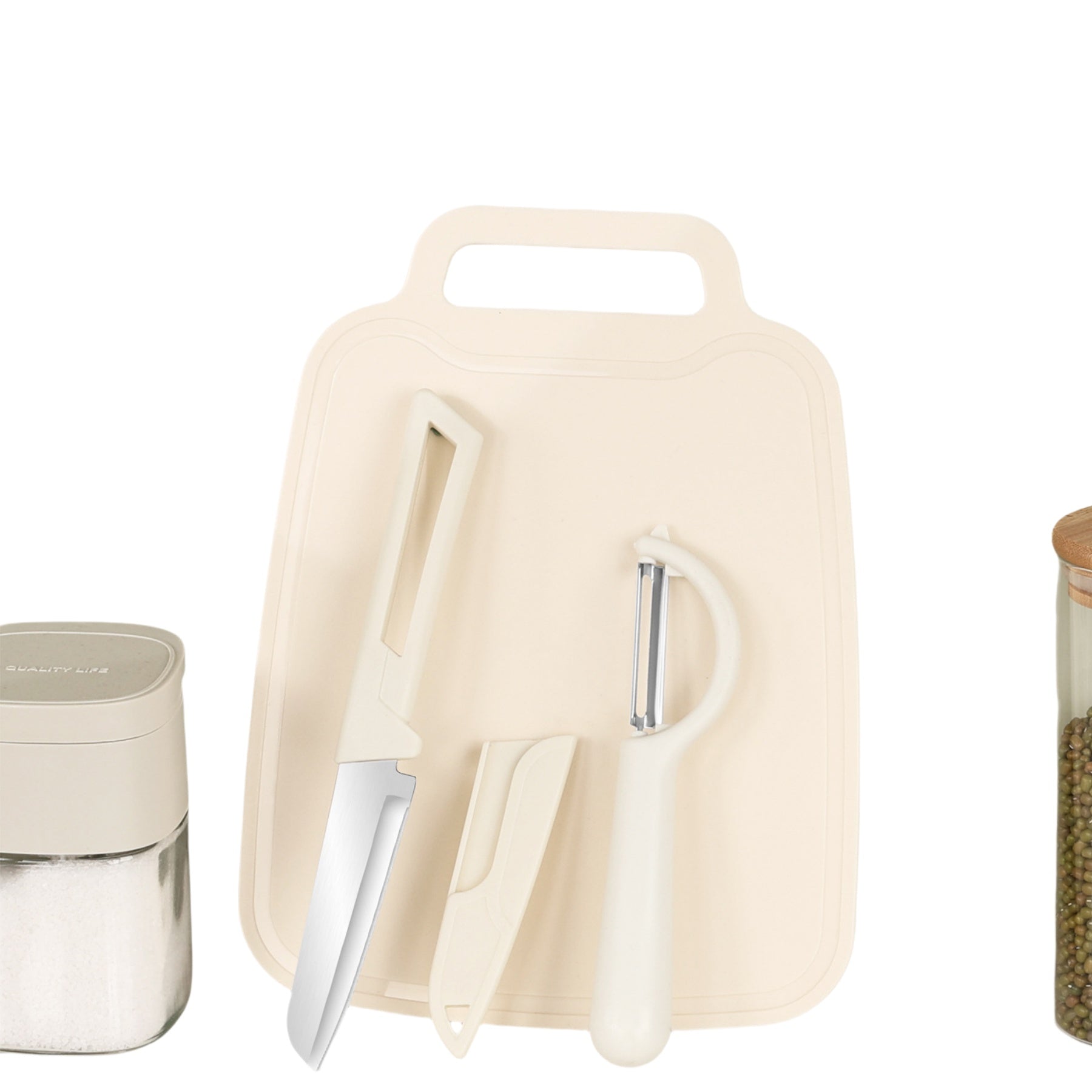 Portable Three-piece Cutting Board Set