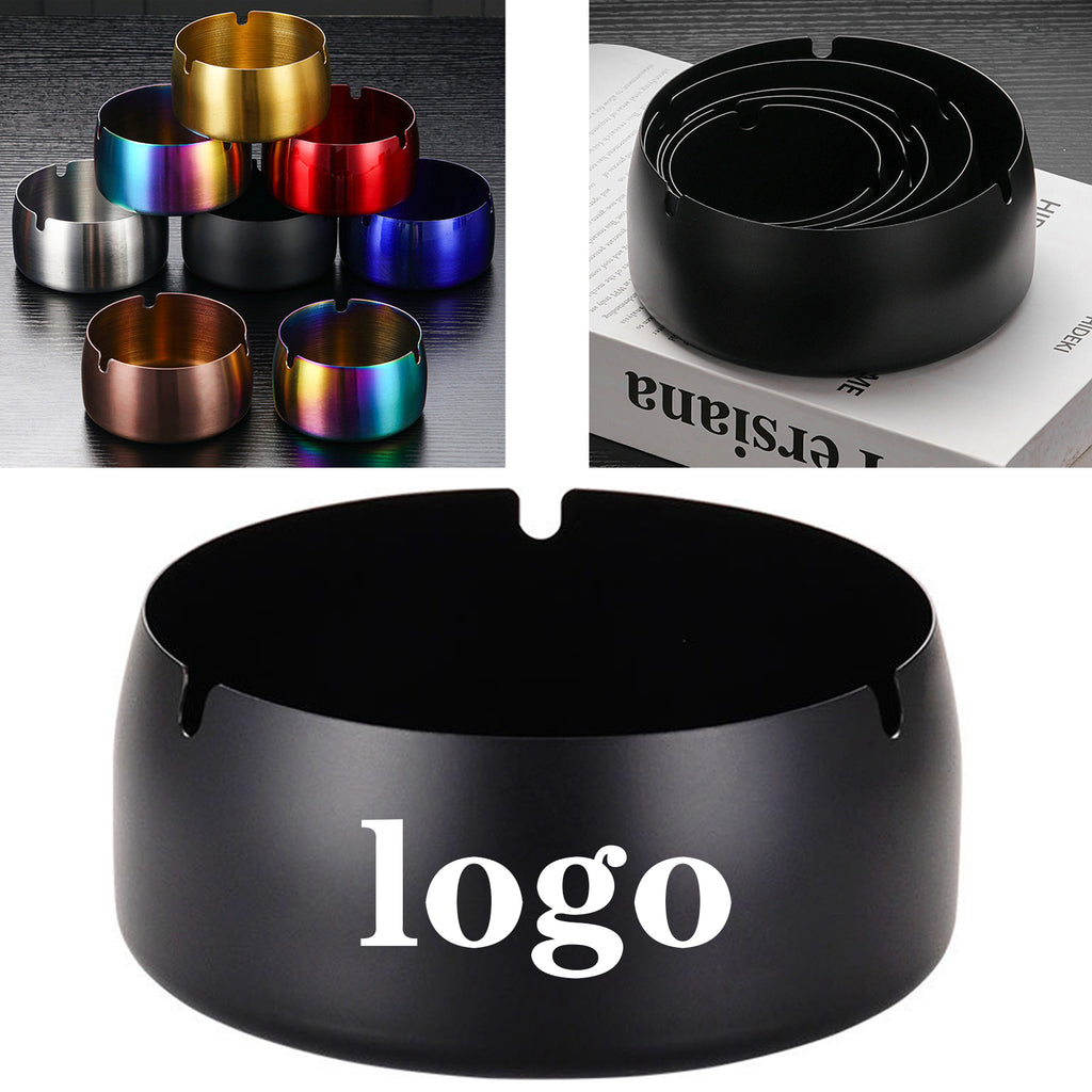 Stainless Steel Smokeless Odorless Windproof Ashtrays