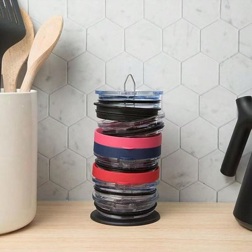 Household Cup Lid Storage Rack