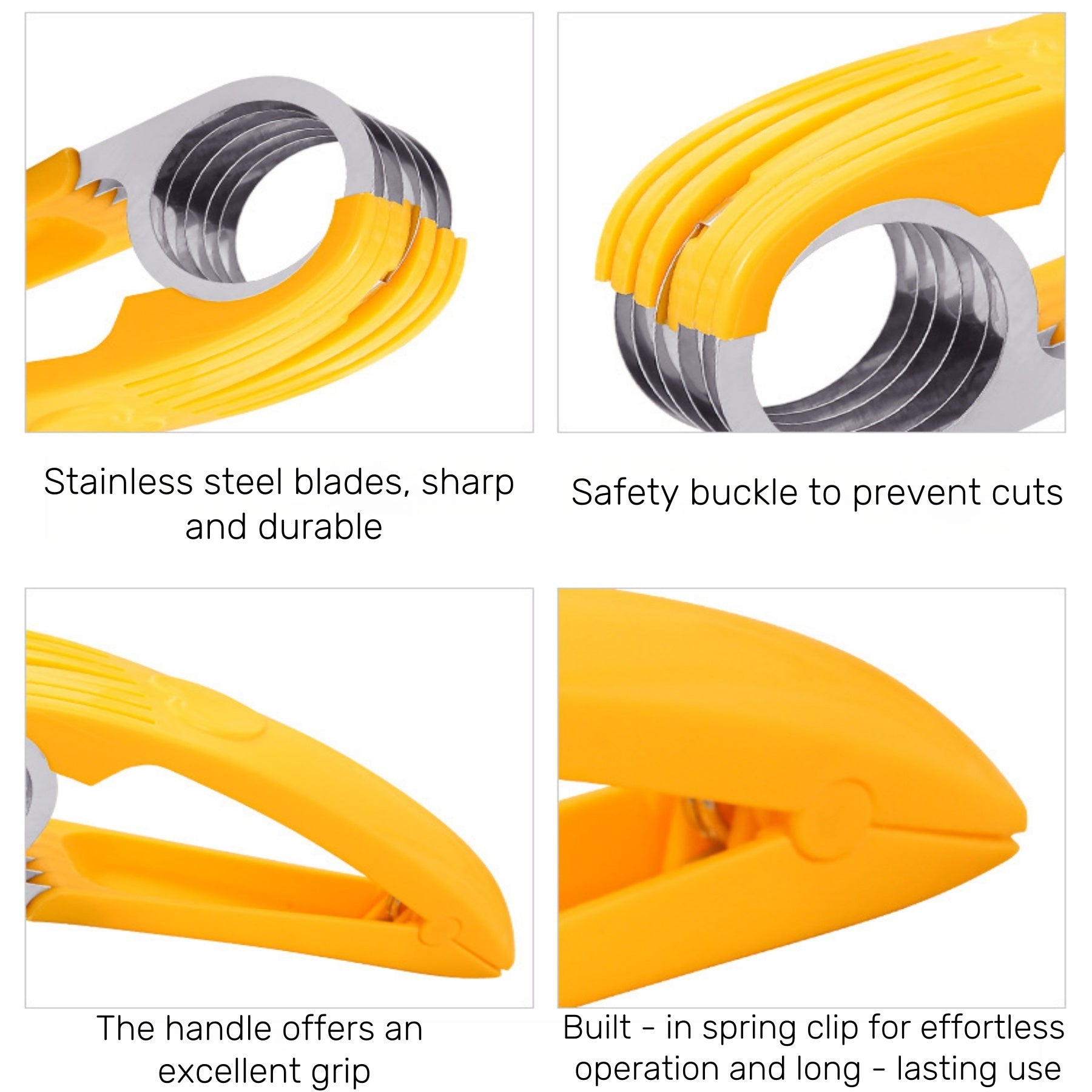 Stainless Steel Fruit CuttingTool Banana Ham Slicer