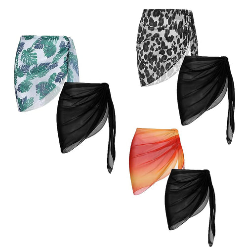 Beach Sarongs Sheer Cover Ups