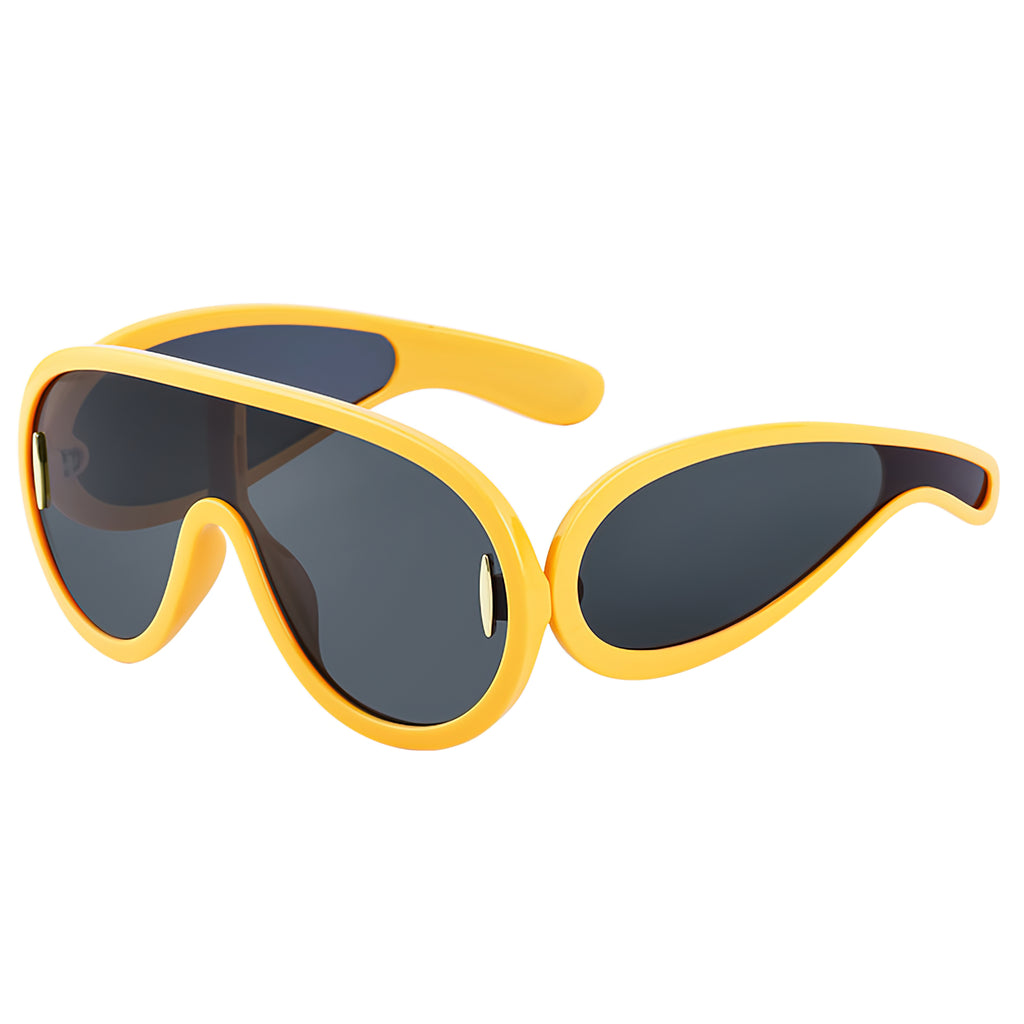 Mask Sunglasses Trendy Futuristic Shield Sun Glasses Uv400