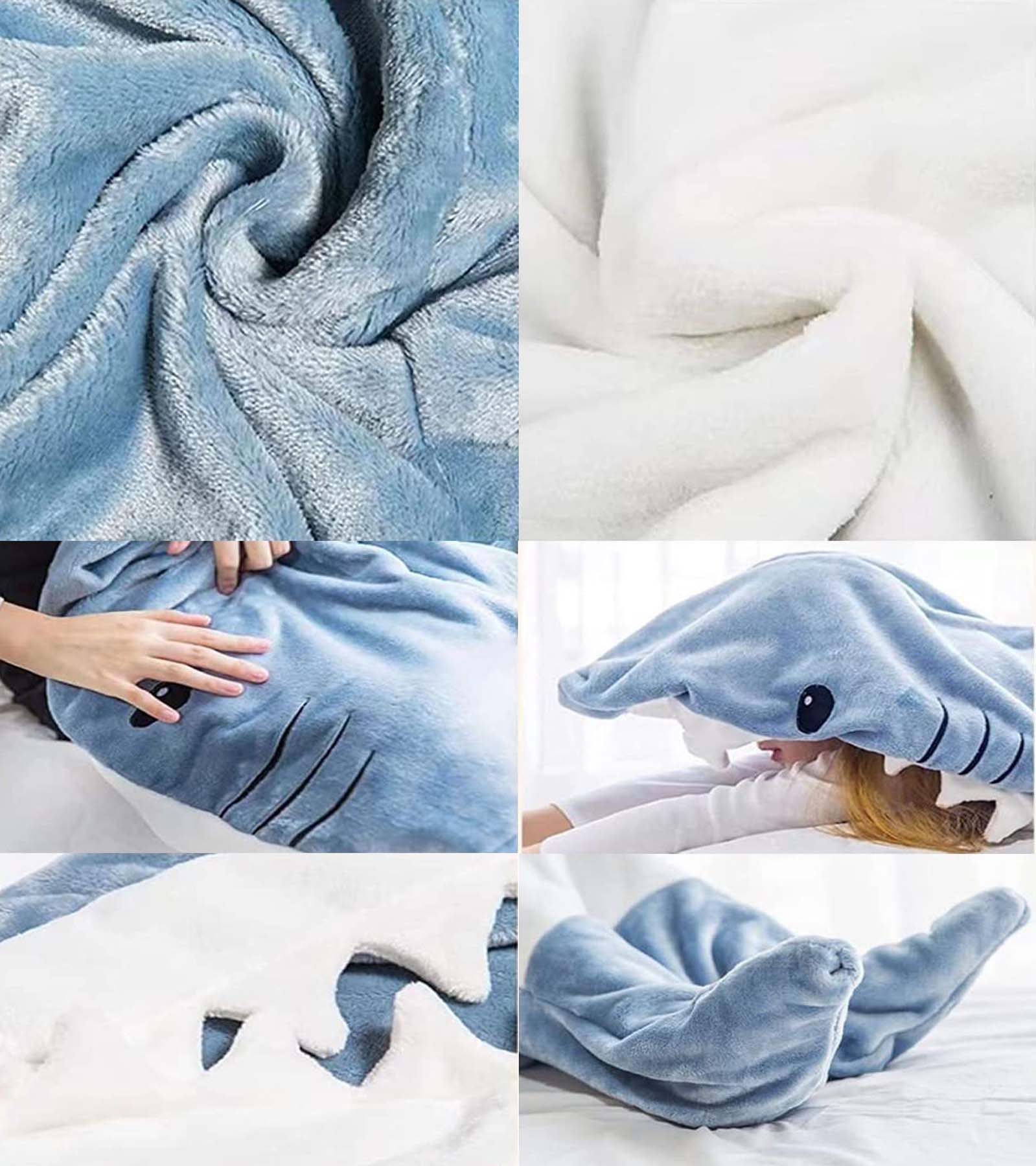 Shark Sleeping Bag Wearable Blanket