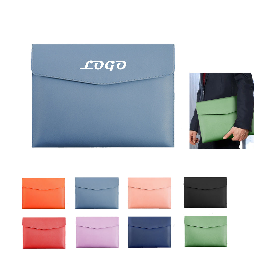Pu Leather A4 File Folder Document Bag