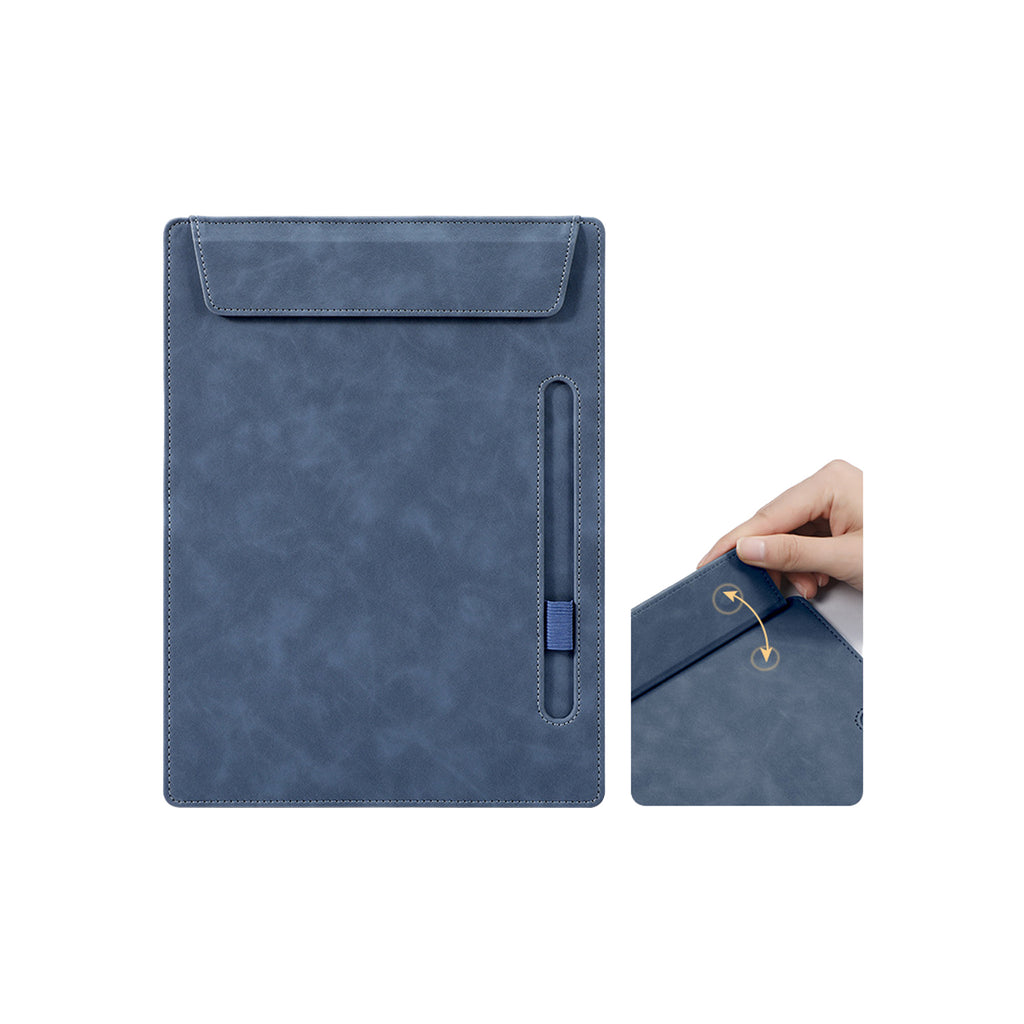 Leather A4 Conference Padfolio With Pen Holde