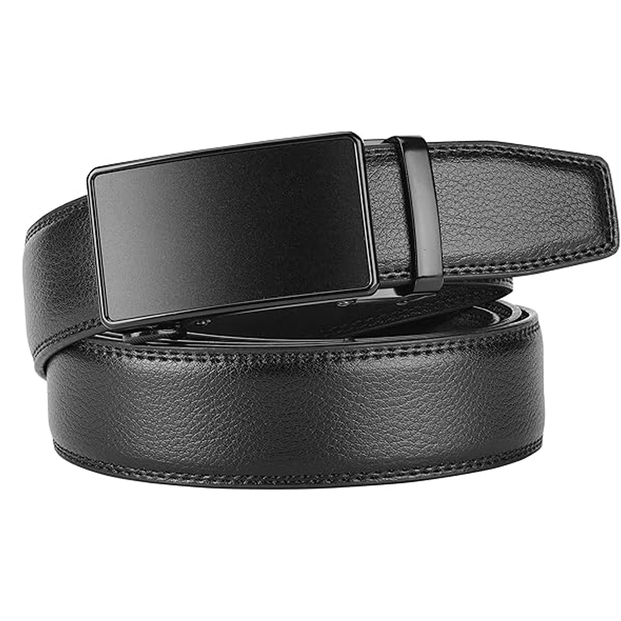 Men'S Real Leather Ratchet Dress Casual Belt