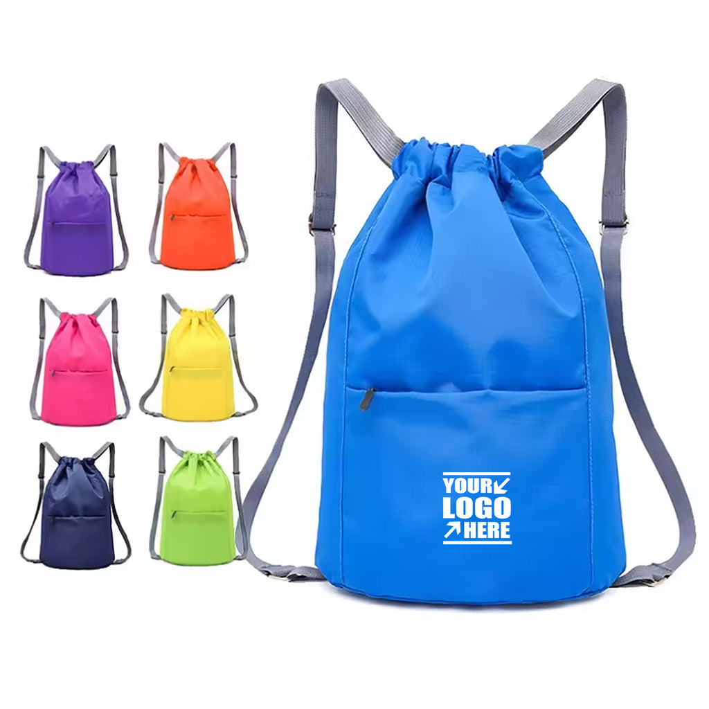 Drawstring Waterproof Gym Backpack Bag