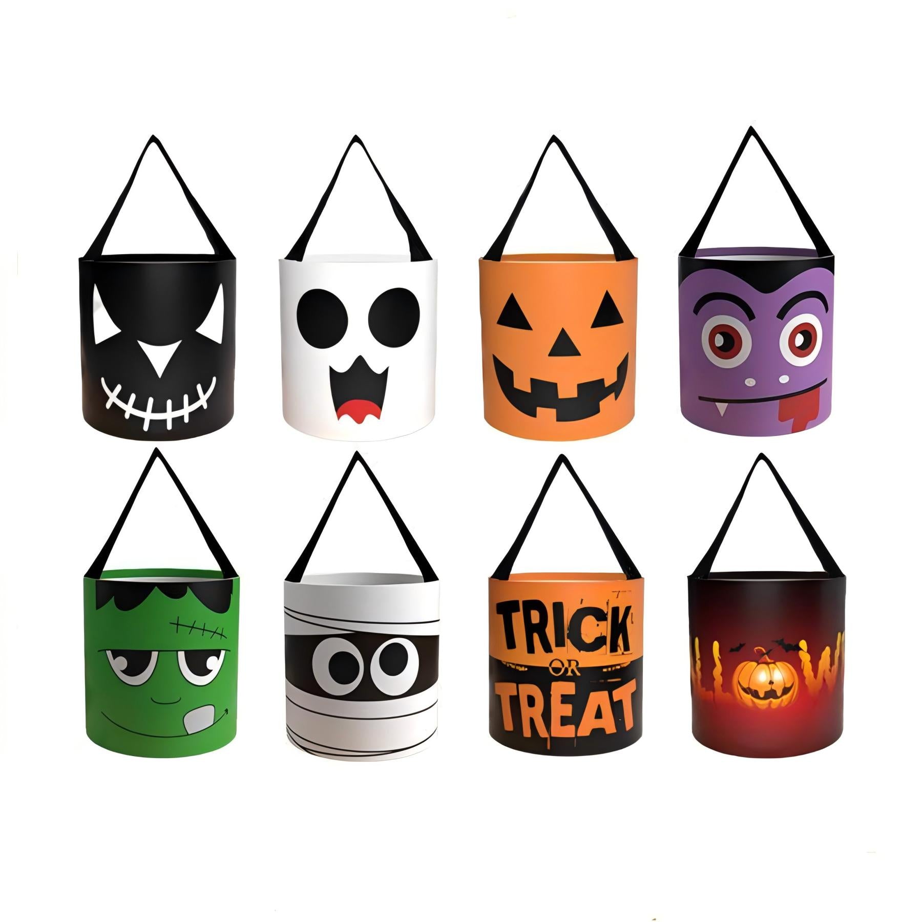 Led Light Halloween Treat Bag