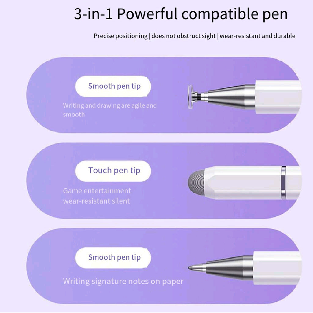 Three - in - One Electronic Screen Stylus