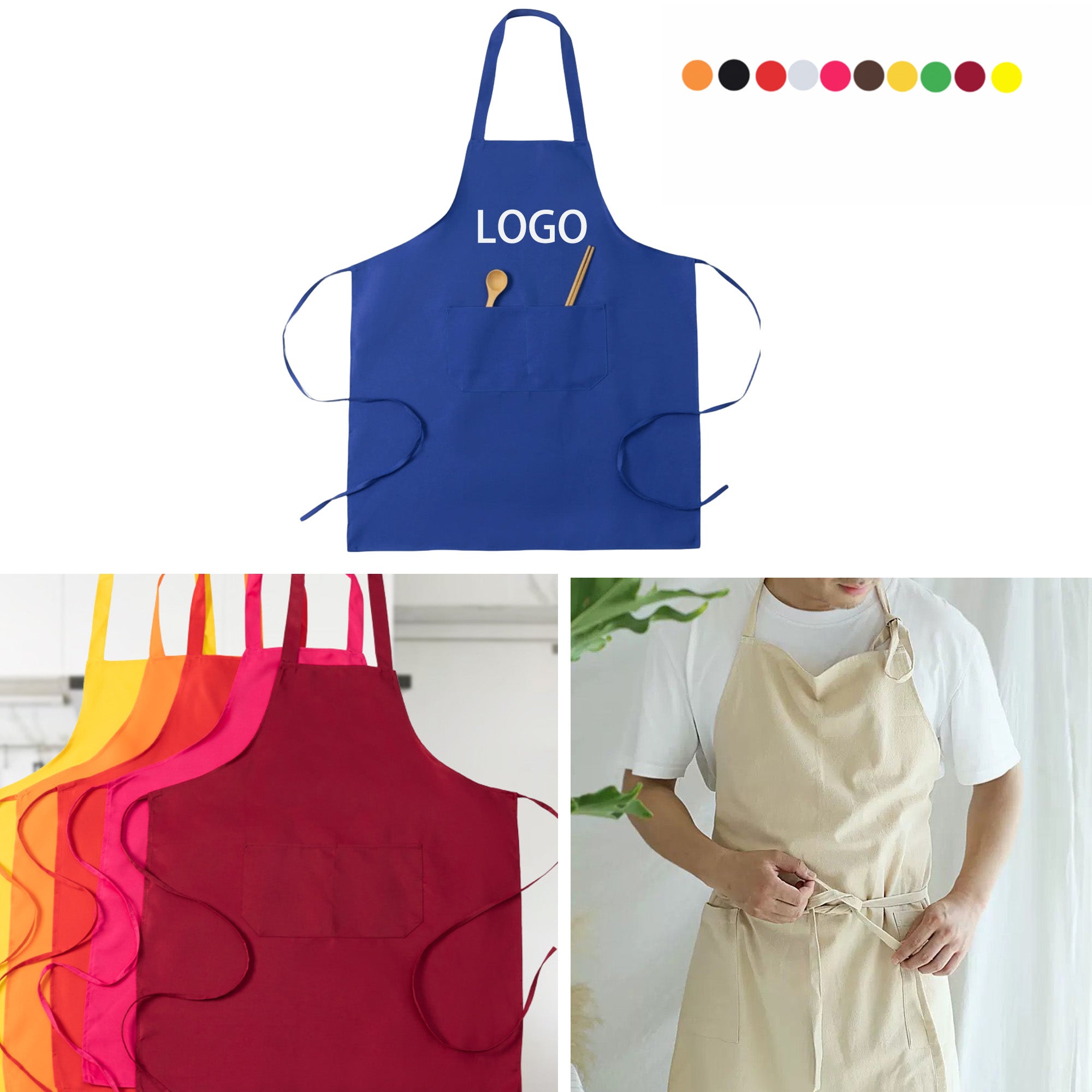 Adjustable Apron With Custom Logo