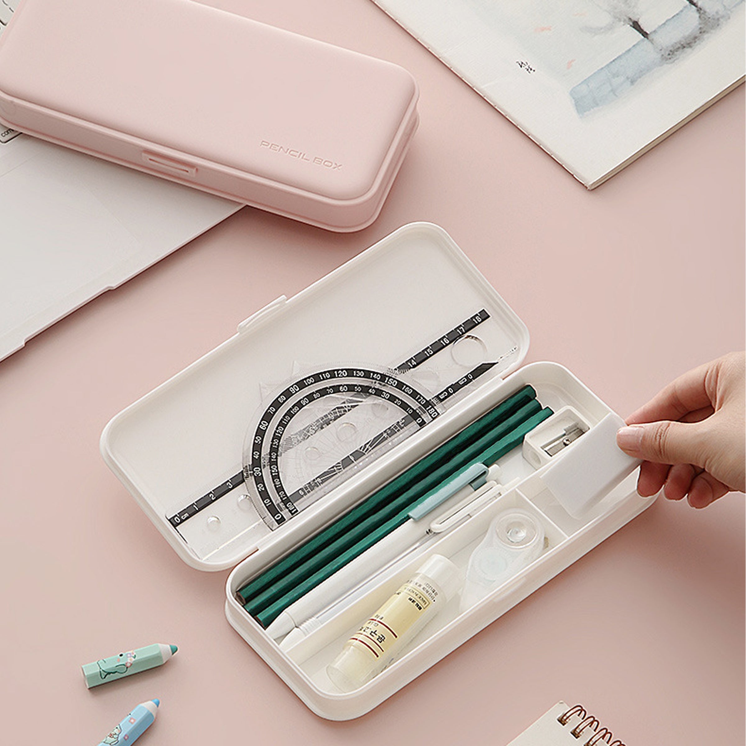 Plastic Pen Pencil Case