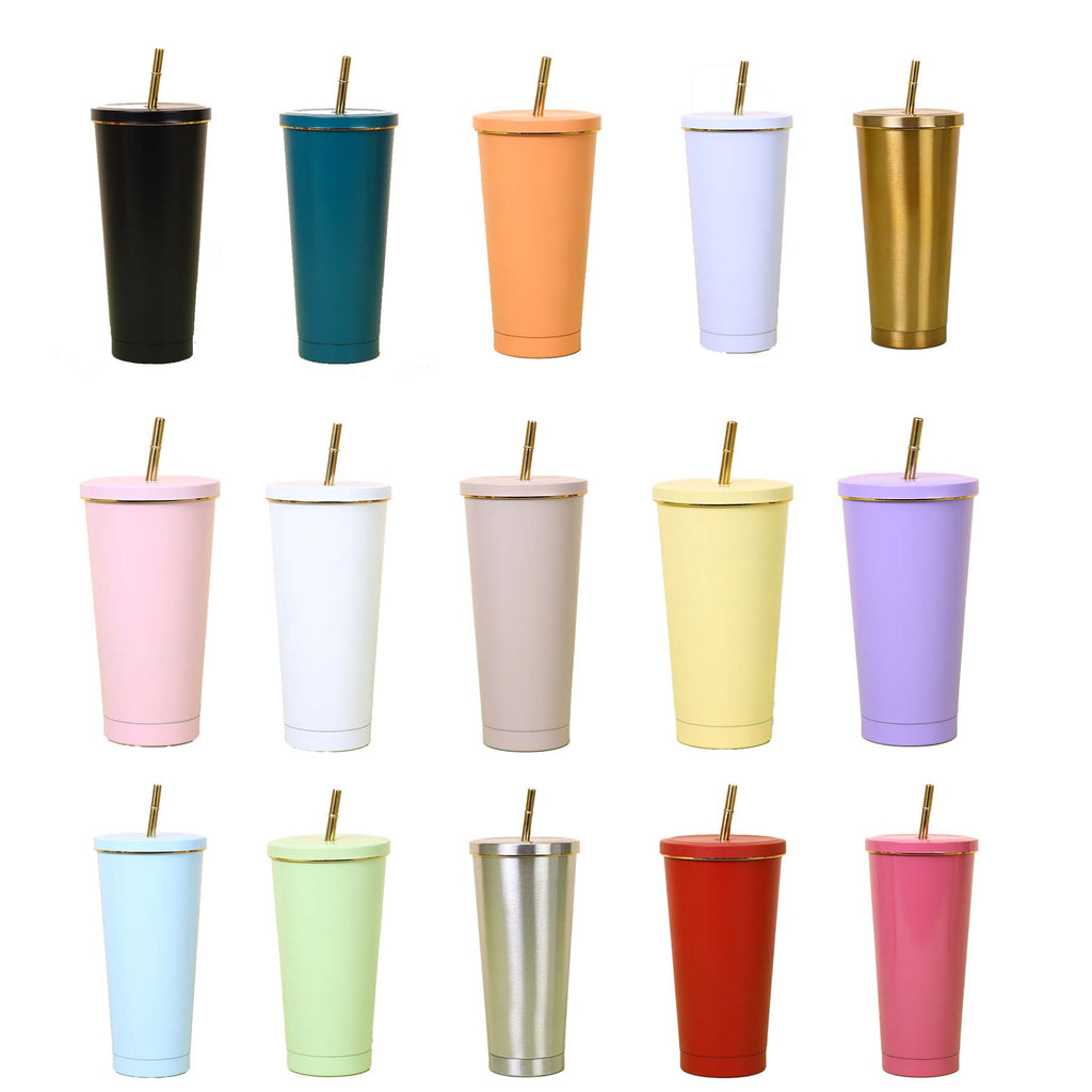 25 Oz Stainless Steel Insulated Straw Cup