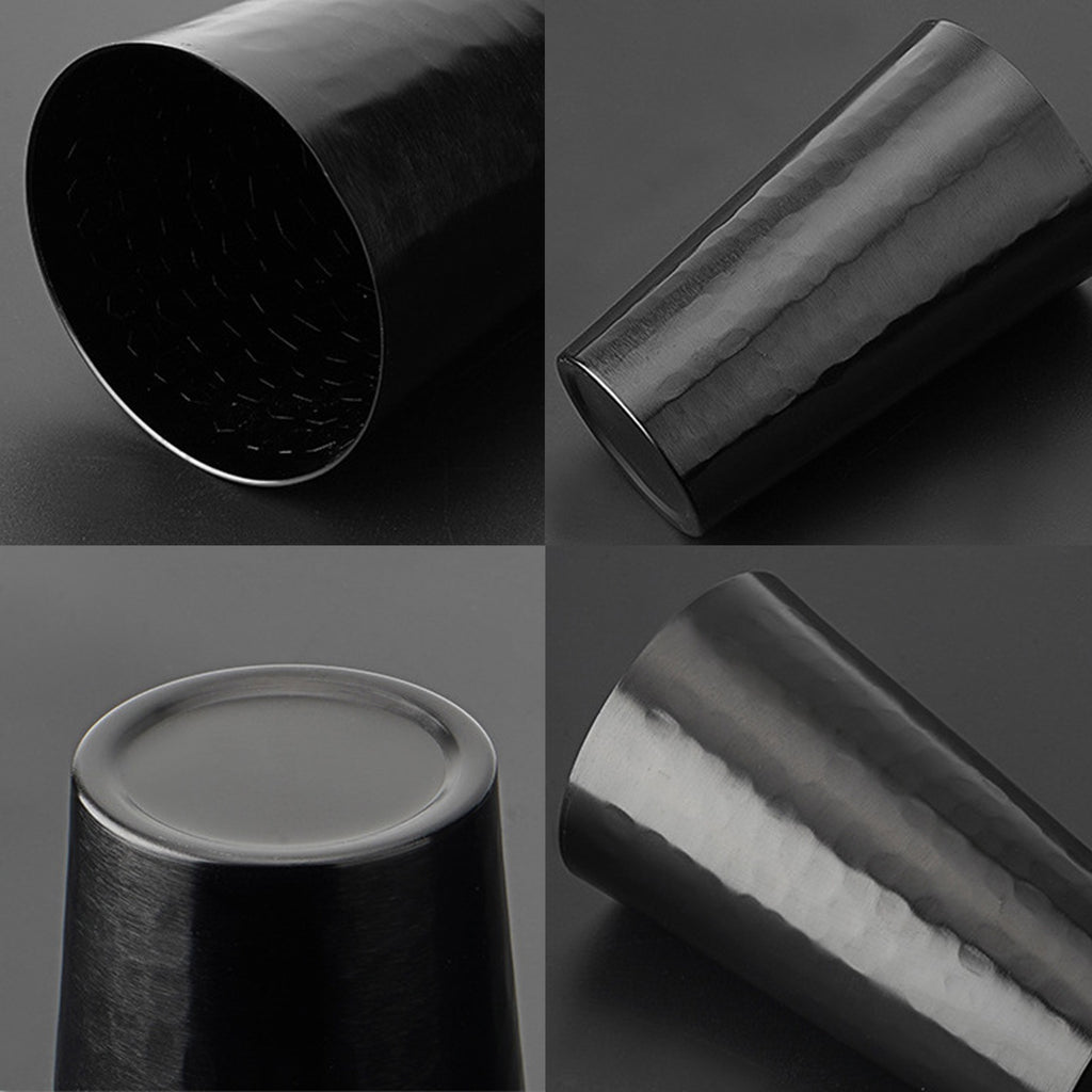 Aluminum Hammer Texture Cup Camping Beer Mug