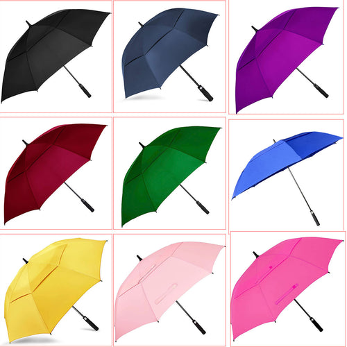 Automatic Open Golf Oversize Double Canopy Umbrella