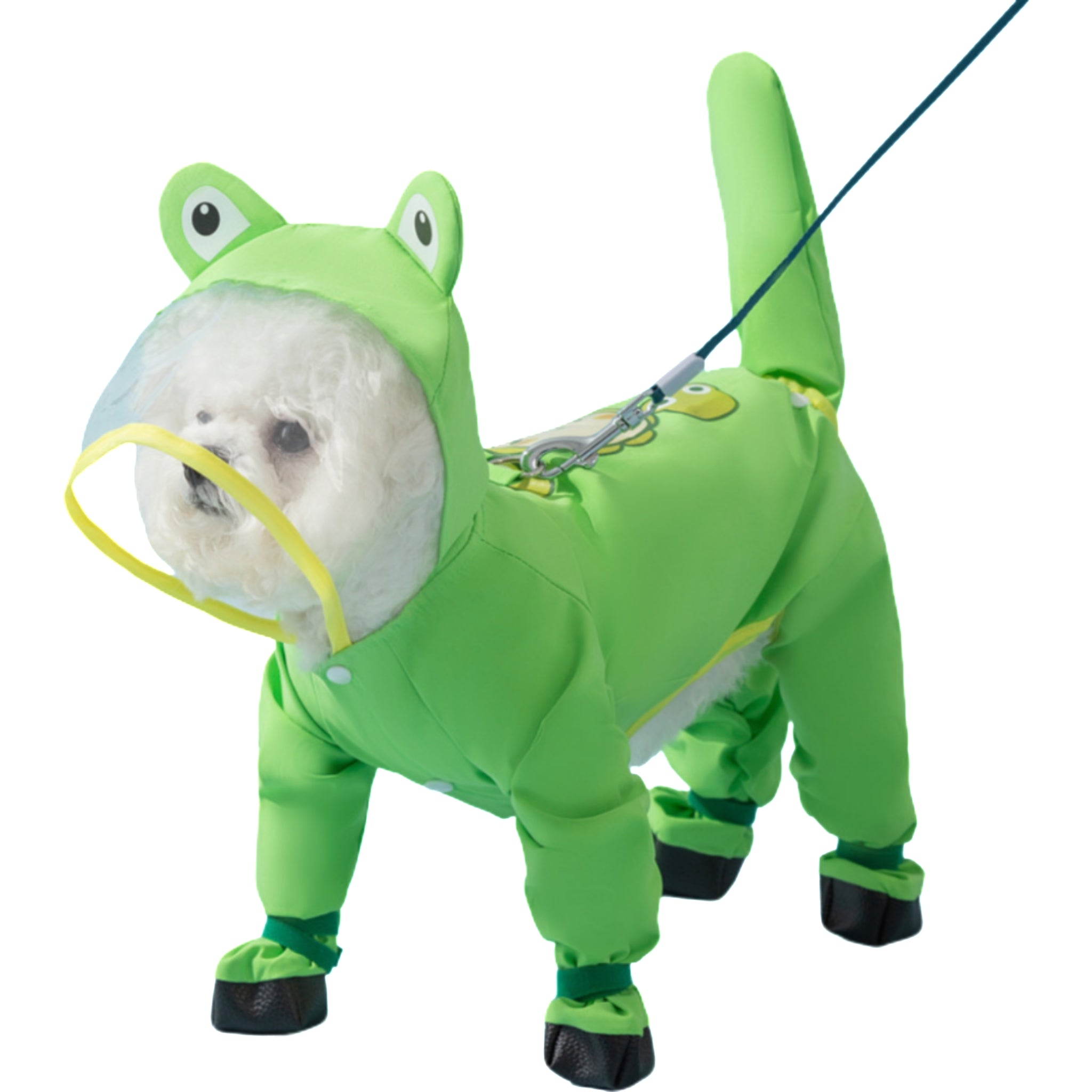 Waterproof Full Body Dog Raincoat With Boots
