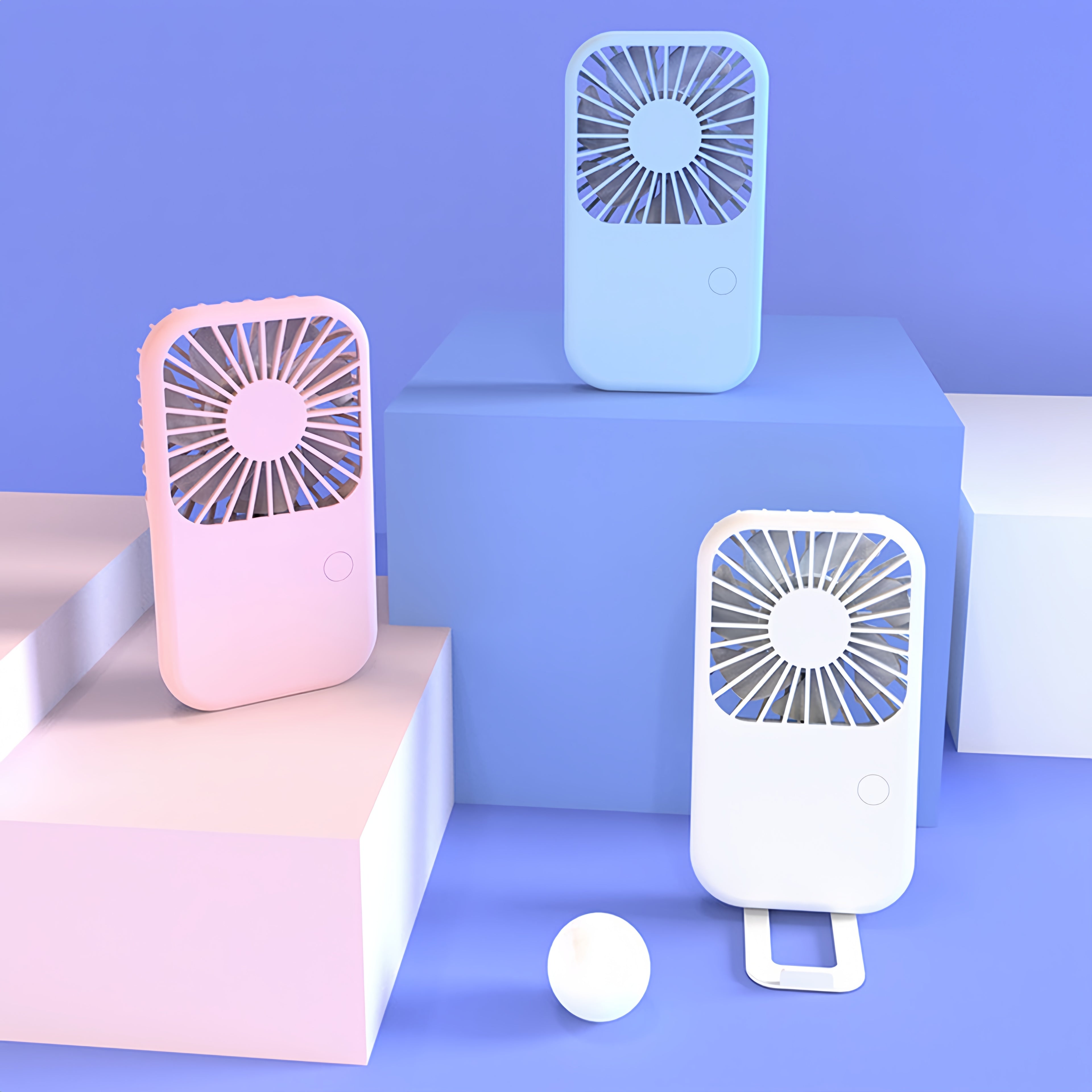 Handheld Small Fan with Stand