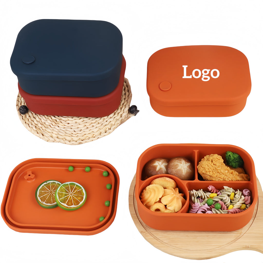 Square Silicone Student Lunch Box