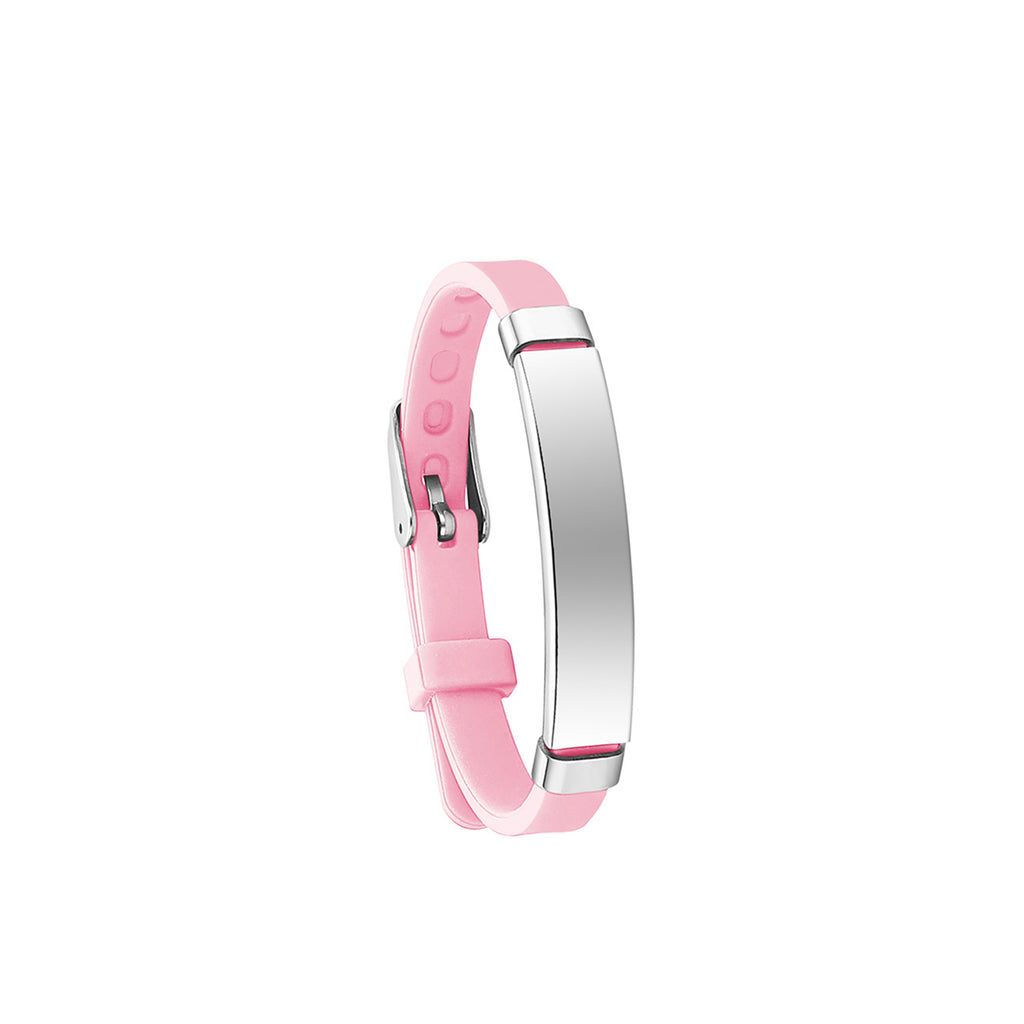 Children's Anti-Loss Multi-Color Titanium Steel Silicone Wristband