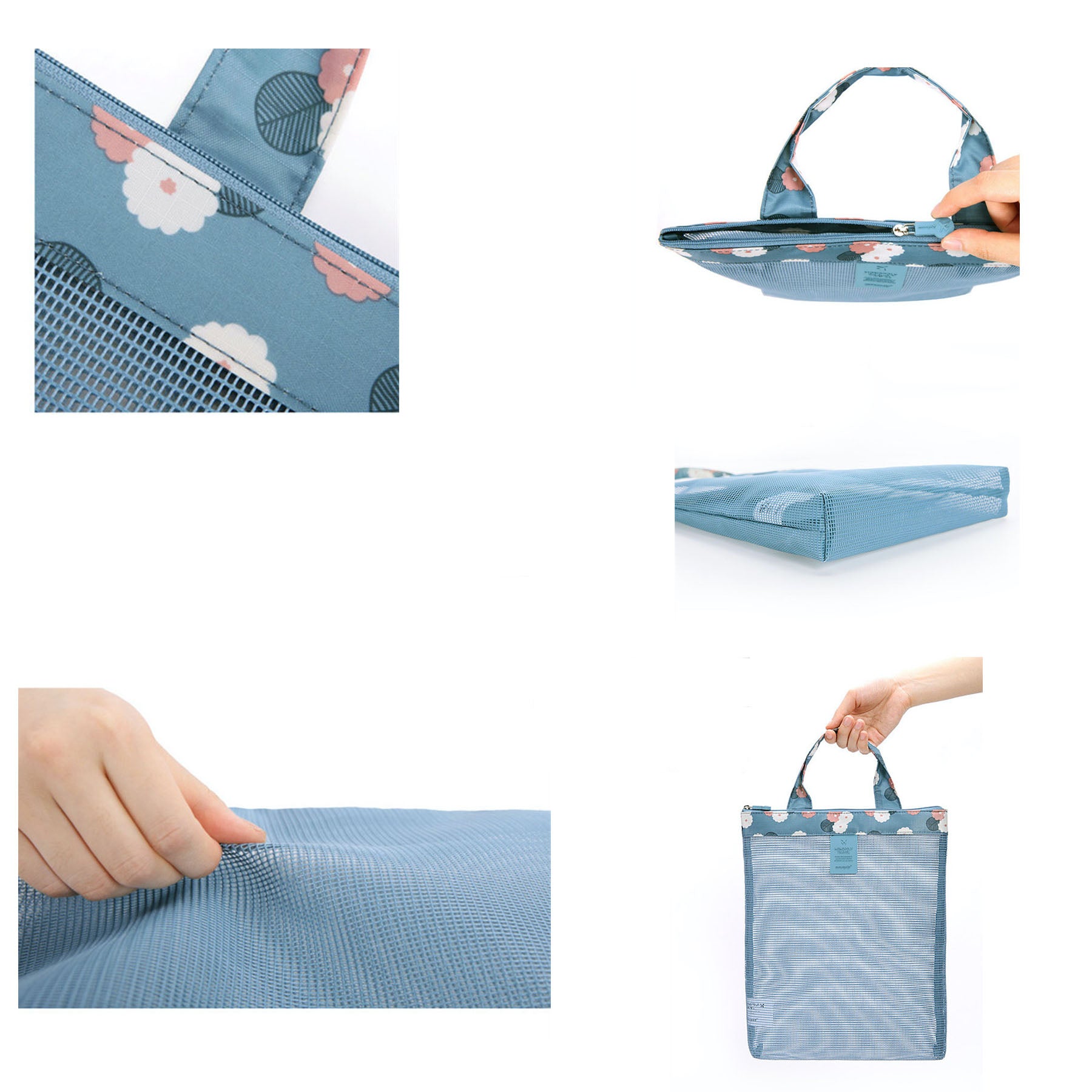 Summer Swim Beach Mesh Storage Bag