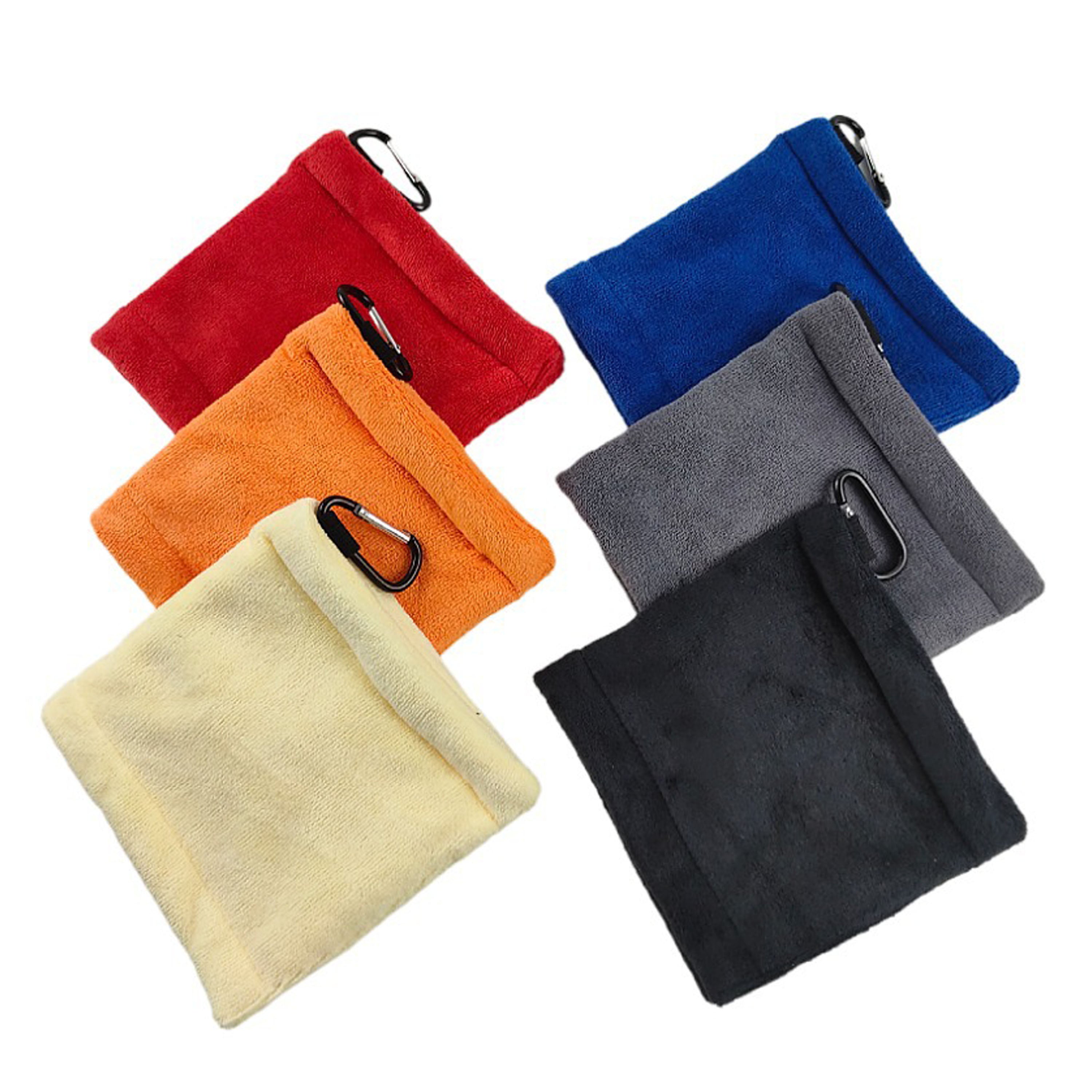 Fold Microfiber Fabric Golf Towels