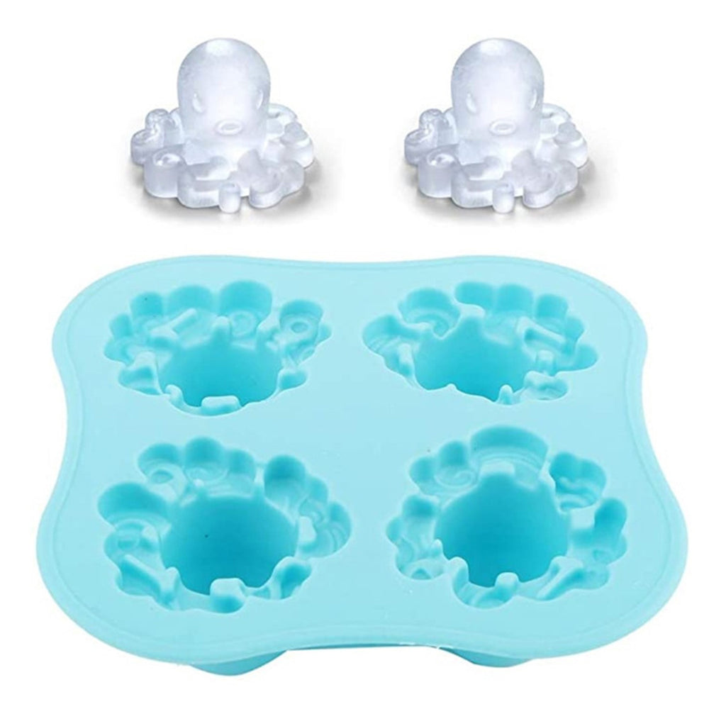 Octopus Shaped Ice Cube Trays Molds
