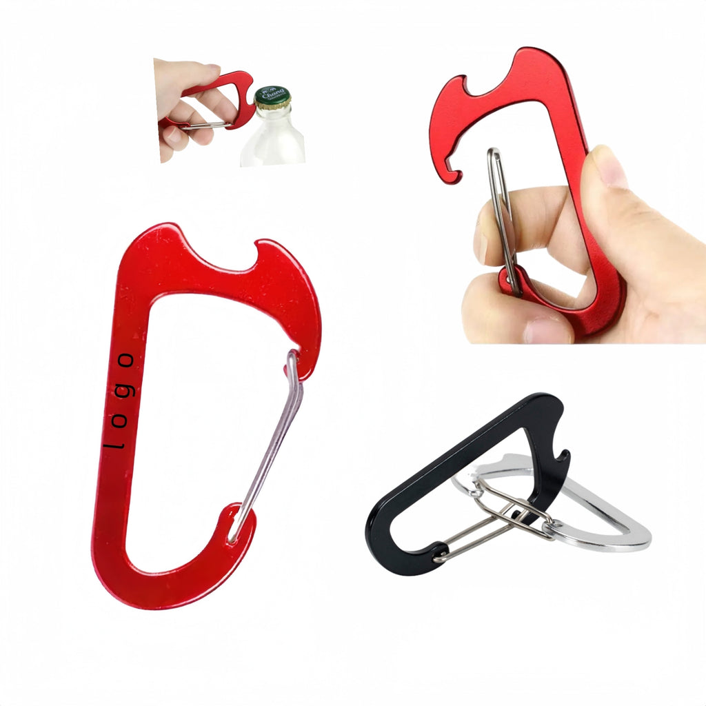 Aluminum Alloy Bottle Opener Carabiner
