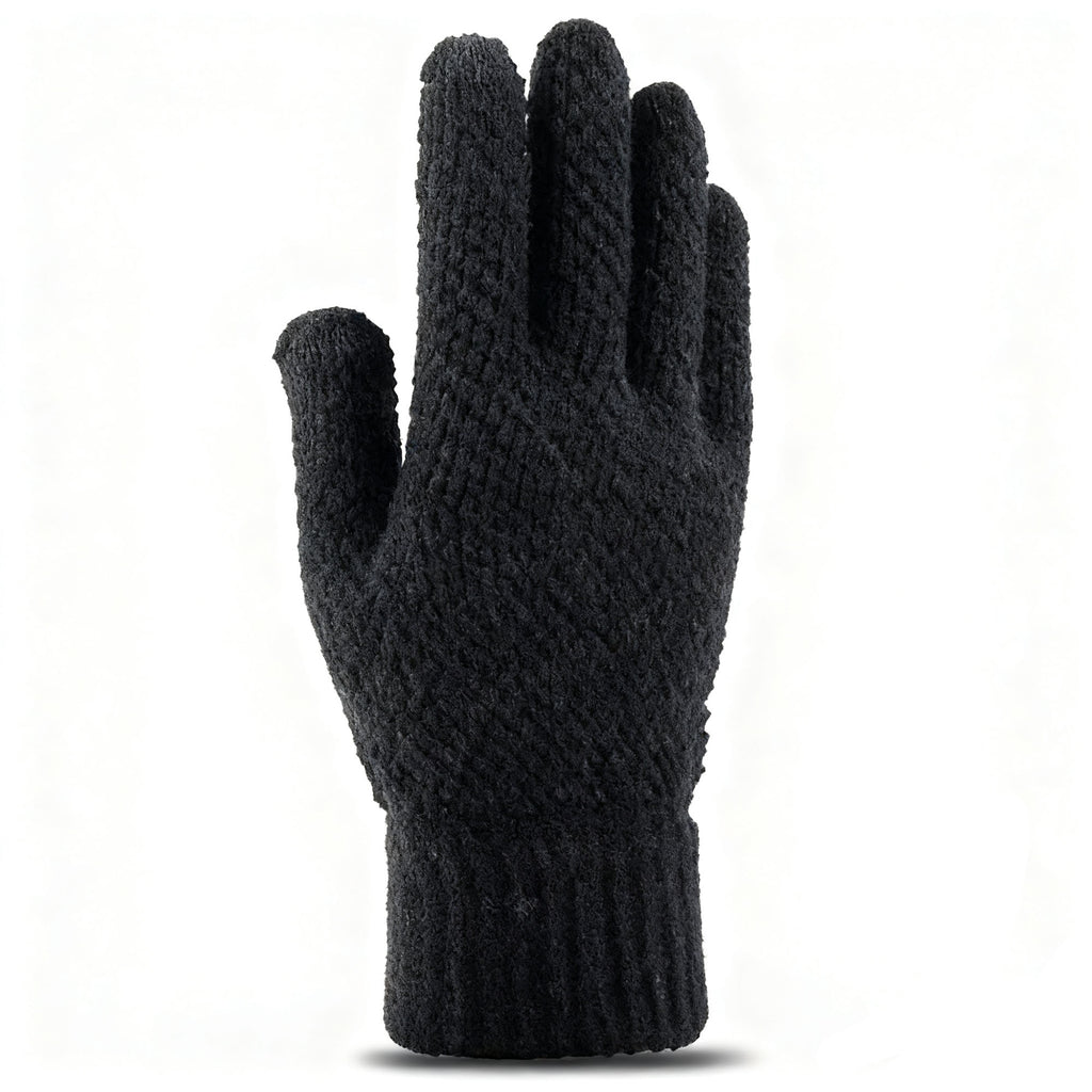 Acrylic Fleece Lined Knit Touchscreen Gloves