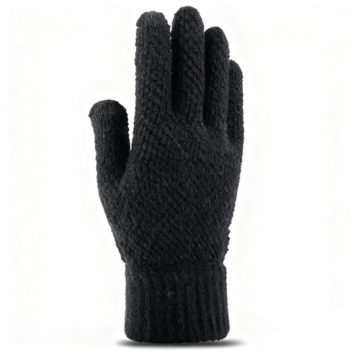 Acrylic Fleece Lined Knit Touchscreen Gloves