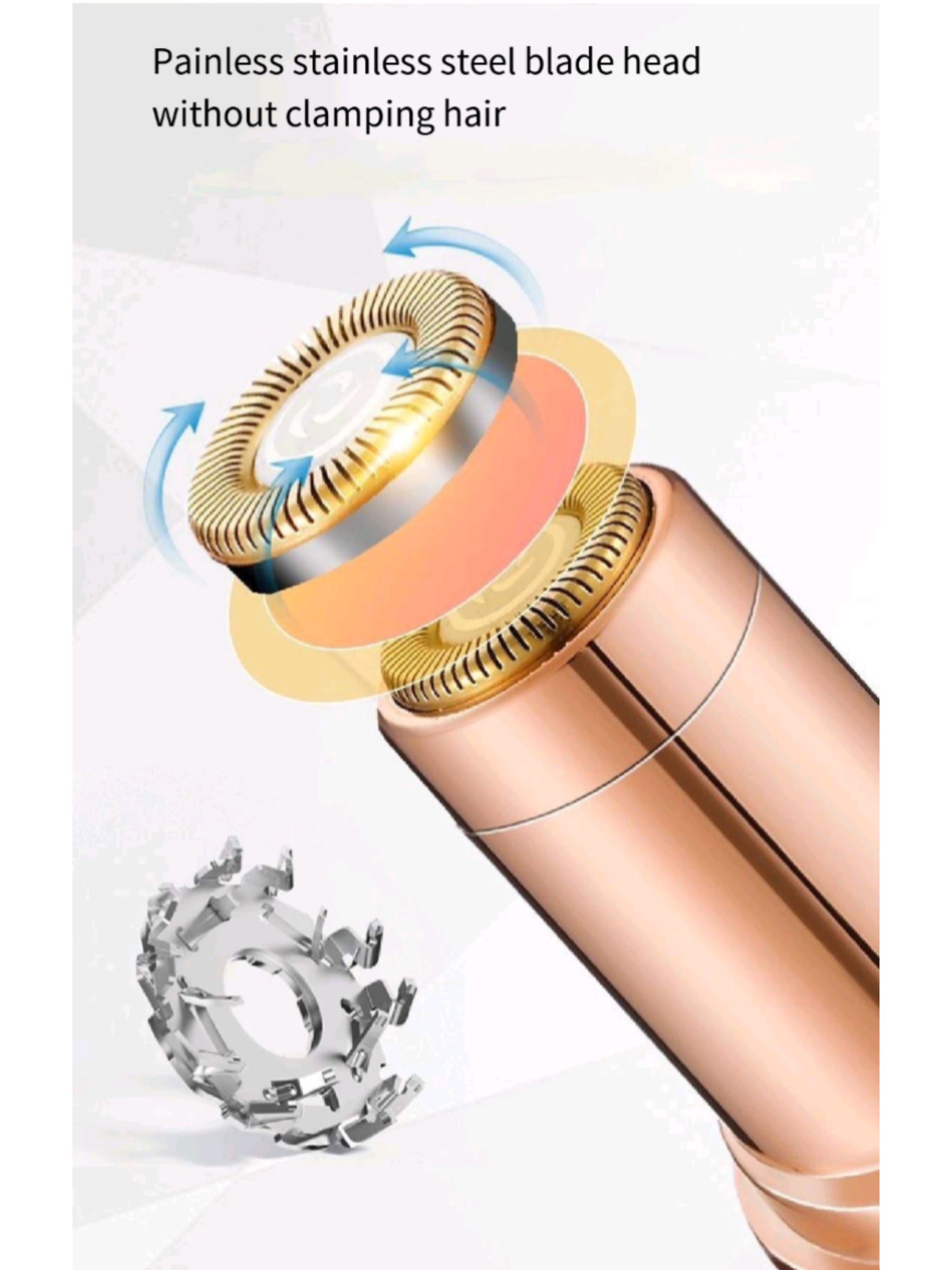Ladies' Rechargeable Electric Hair Removal Device