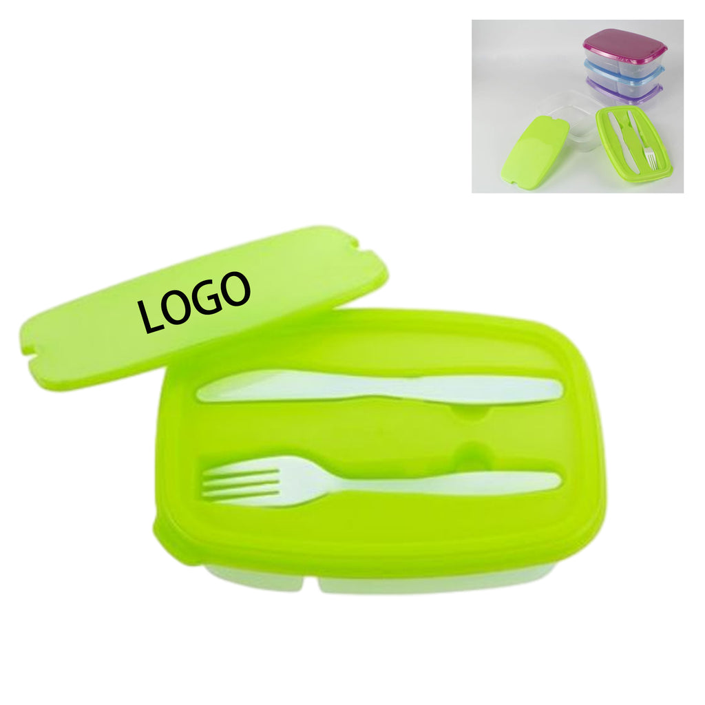 Lunch Boxes with Two Separate Compartments