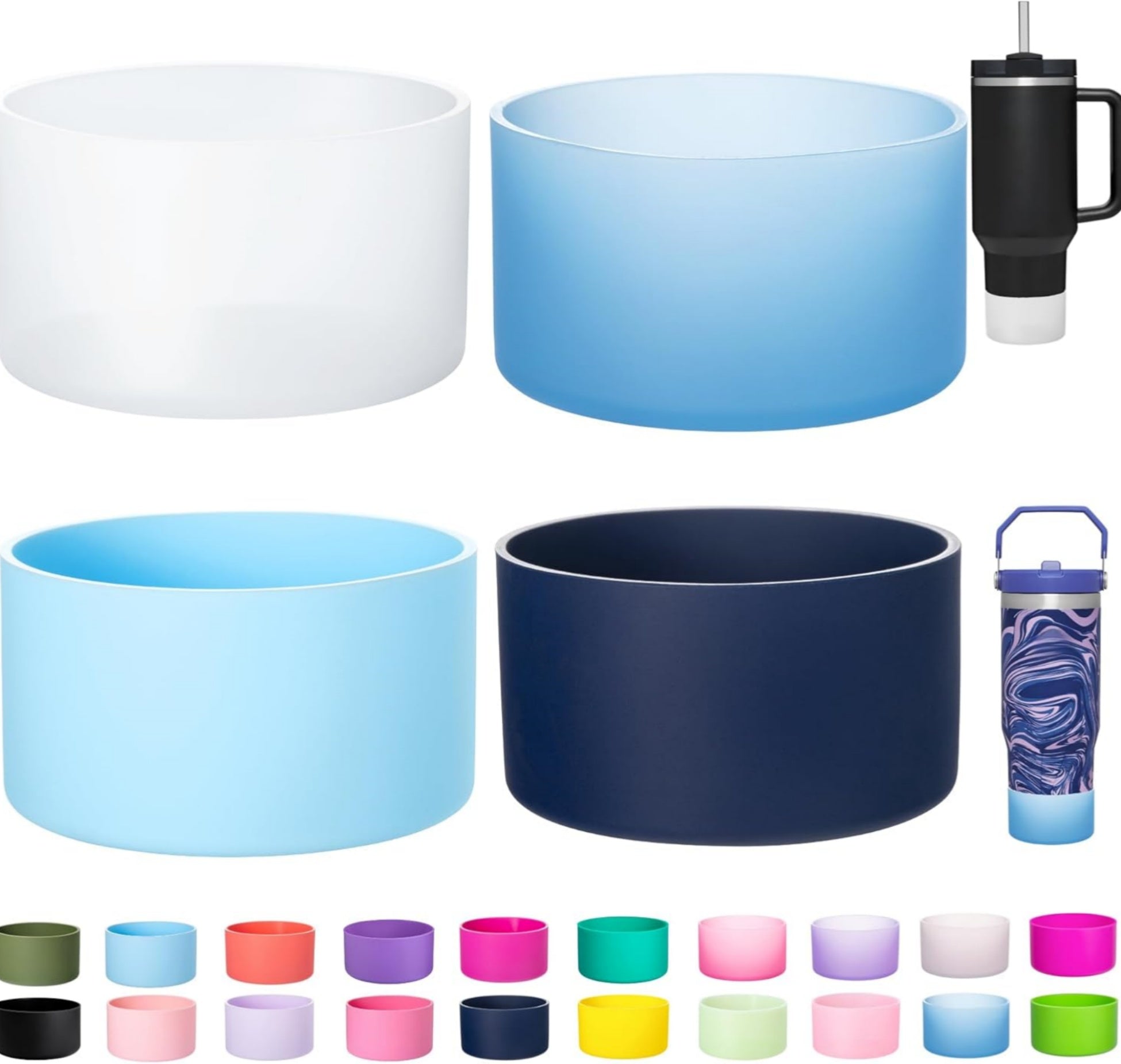 Silicone Bumper Boot For 32 Oz &40 Oz Tumbler