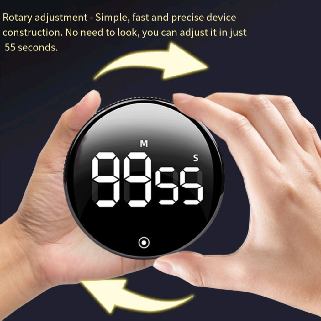 Mechanical Kitchen Timer Rotating Dial Loud Alarm