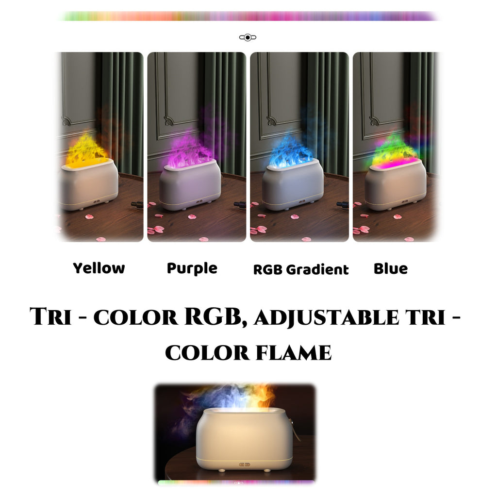 Usb Powered Aromatherapy Flame Humidifier