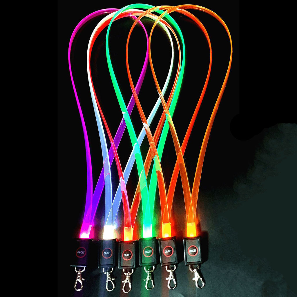 LED Light Transparent Lanyard