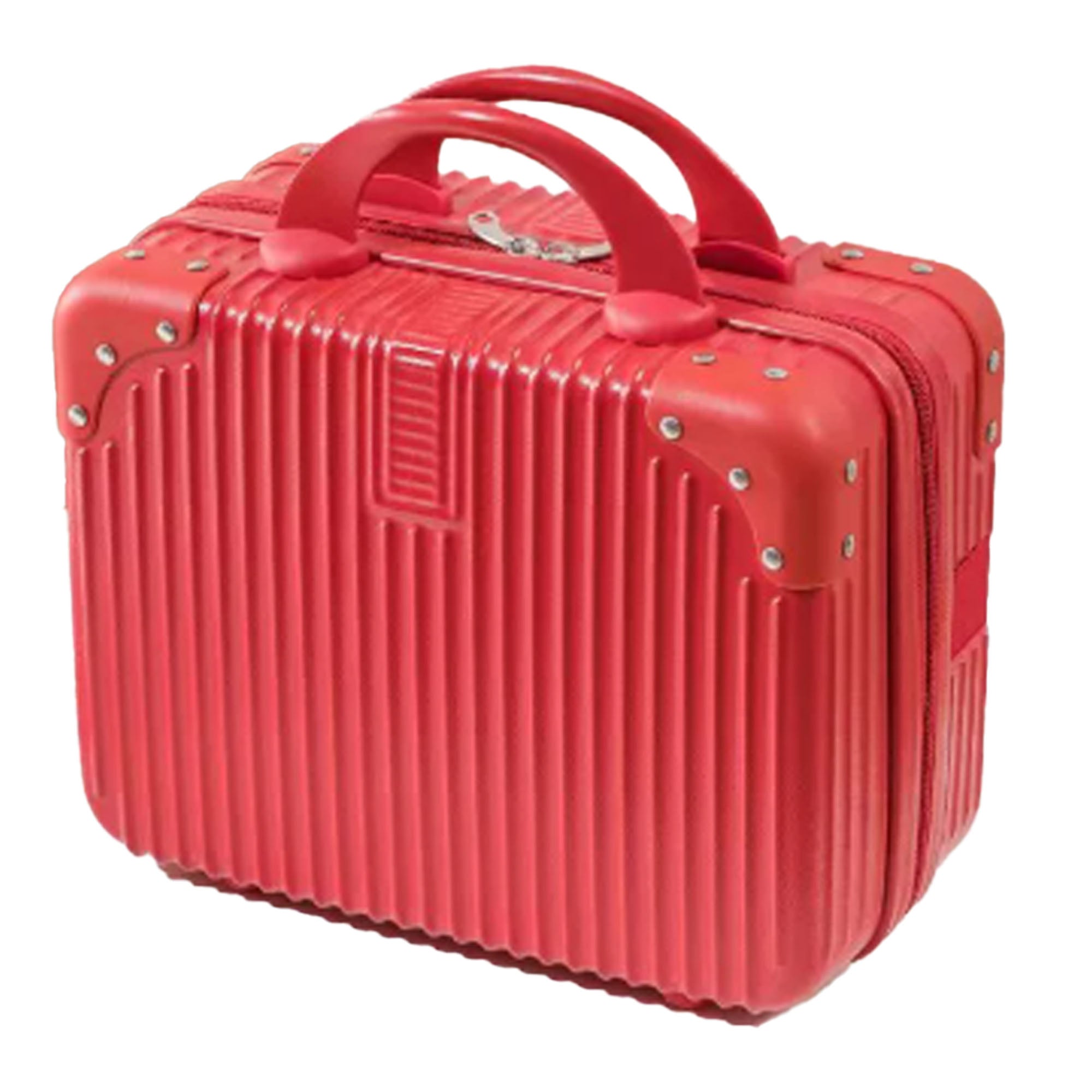 14" Retro Mini Luggage Makeup Case Portable Travel Organizer