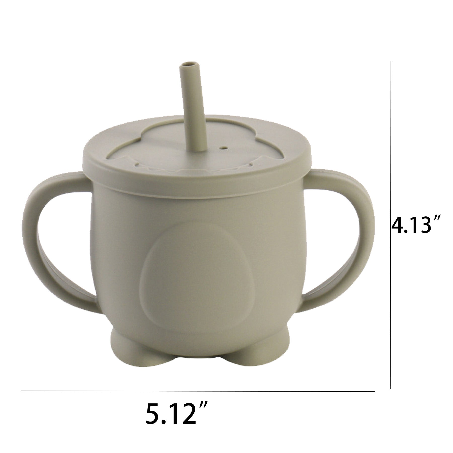 Silicone Double-Eared Straw Cup